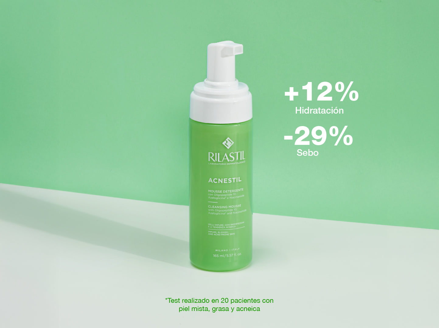 Rilastil Acnestil Mousse Limpiador 165 ml