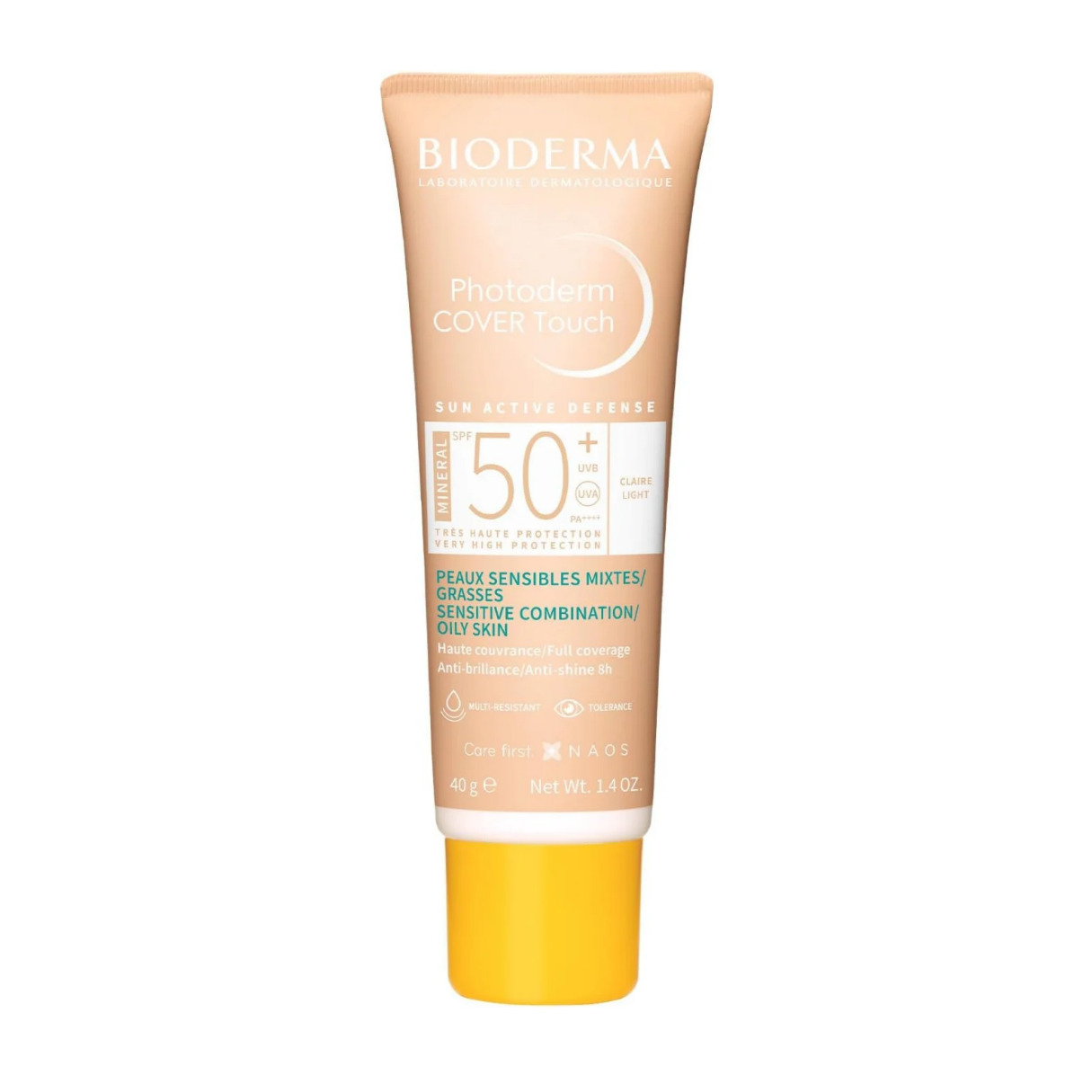 Bioderma Photoderm Cover Touch Mineral FPS50+ Claro 40 ml