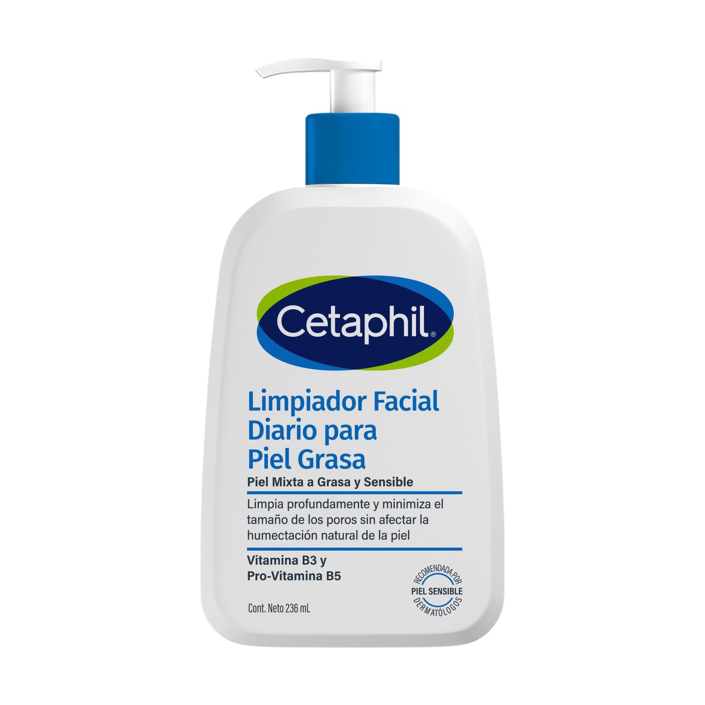 Cetaphil Limpiador Facial Piel Grasa 236 ml