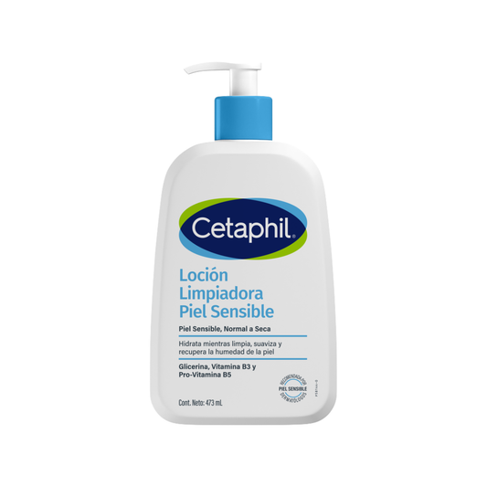 Cetaphil Loción Limpiadora Piel Sensible 473 ml