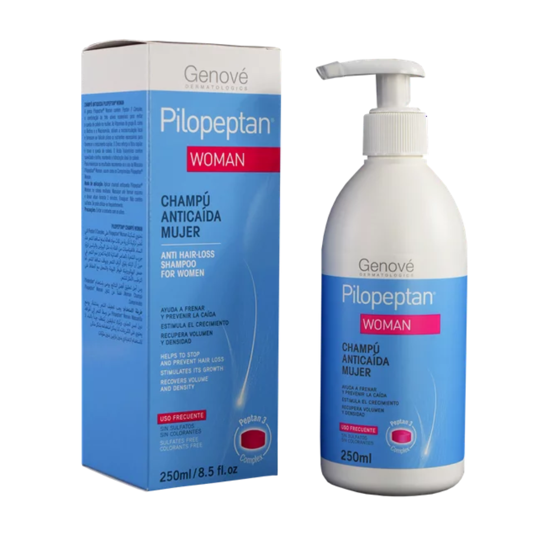 Genové Pilopeptan Woman Shampoo Anticaida 250 ml – Mecderma Farmacia
