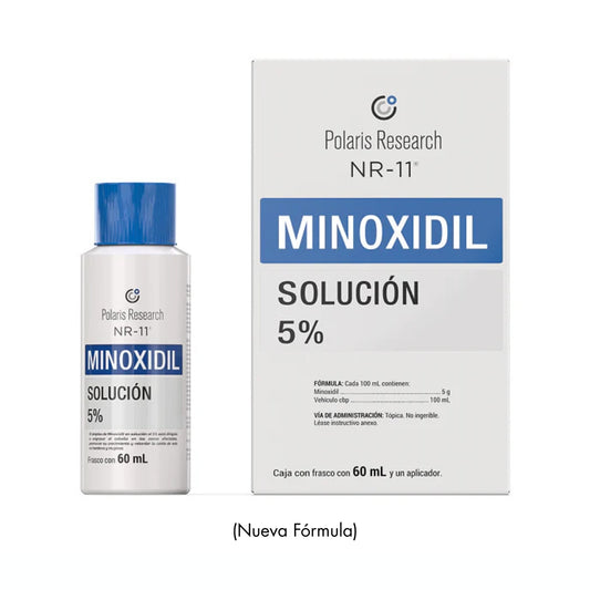 Polaris Research NR-11 Solución Minoxidil 5% 60 ml (Nueva Fórmula)