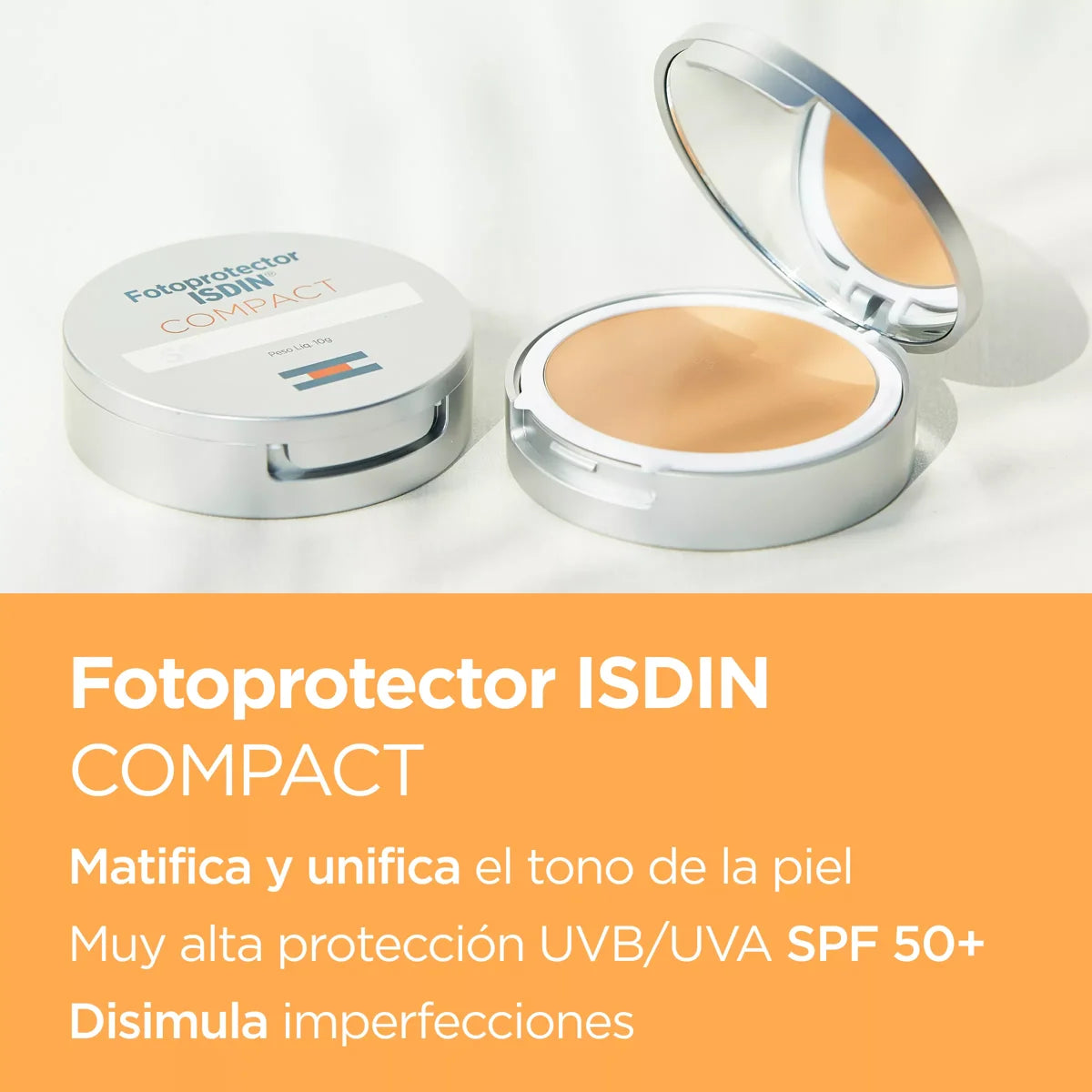 Isdin Crema Compacta Fotoprotector FPS50+ Arena